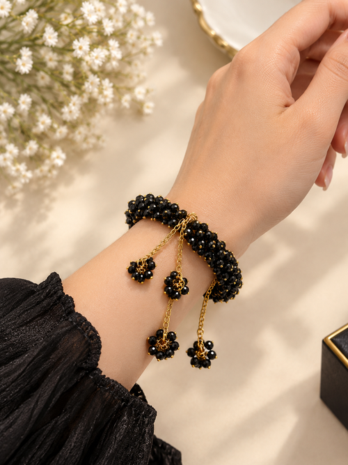 Black Gajra Bracelet