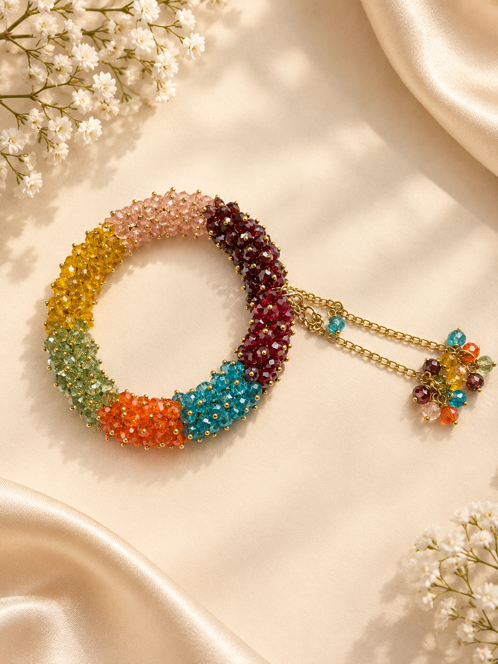 Multicolor  Gajra Bracelet