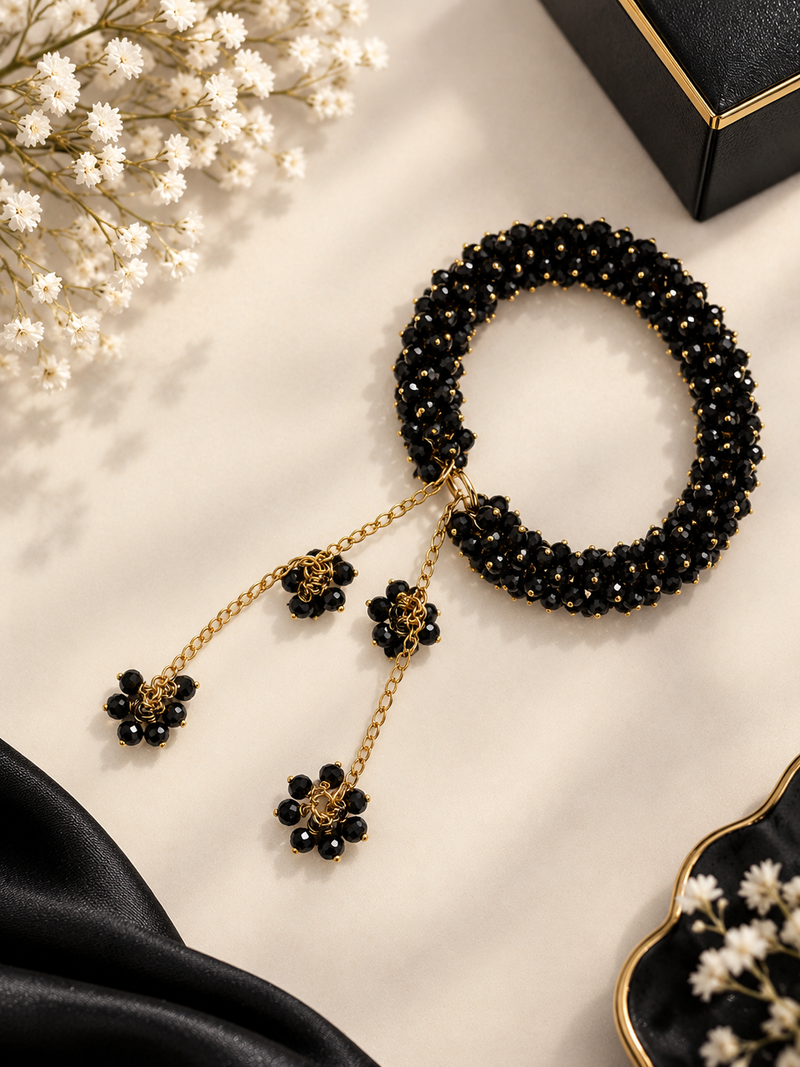 Black Gajra Bracelet
